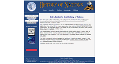 Desktop Screenshot of historyofnations.org